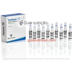 Testosterona Suspensão 100mg 10 Ampolas - Alpha Pharma