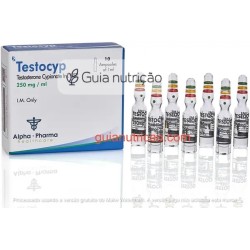Cipionato de Testosterona 250mg/ml 10 Ampolas - Alpha Pharma